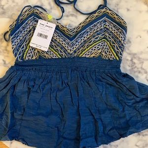 NWT Free People well traveled halter top